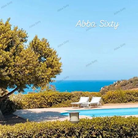 Abba Sixty - View, Pool & Parking - 200Mt Sea Villa Tertenia Exterior photo